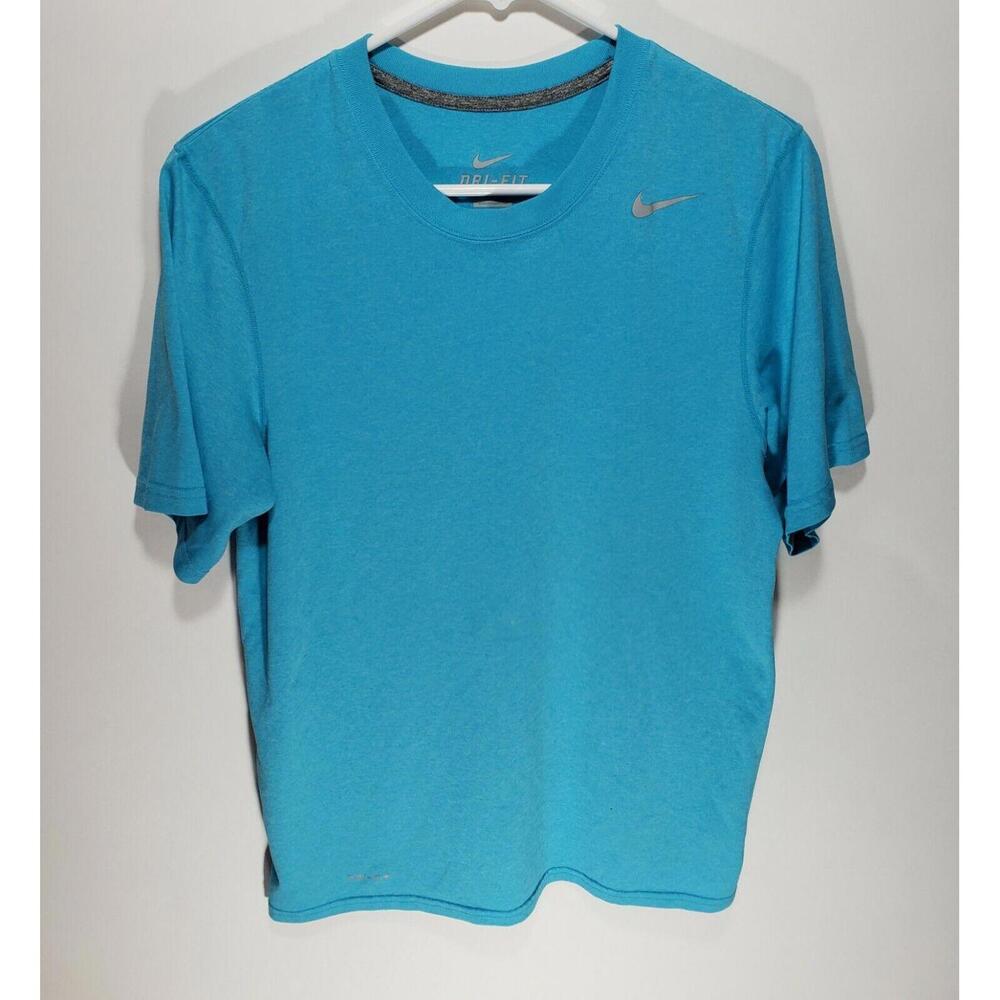 Mens Nike Dri-Fit Sky‎ Blue Short Sleeve Casual Fit T-Shirt Size Small S